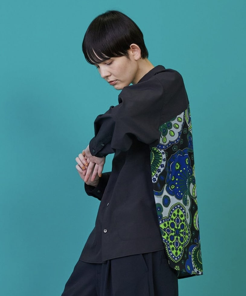 スカーフル（シャツ） ブルー 1サイズ