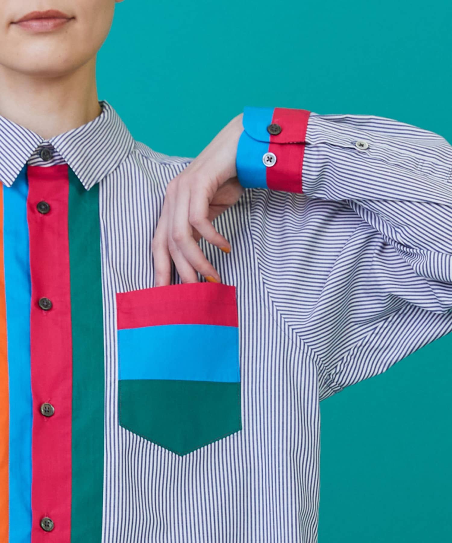 フロントシャツ ホワイト 1サイズ