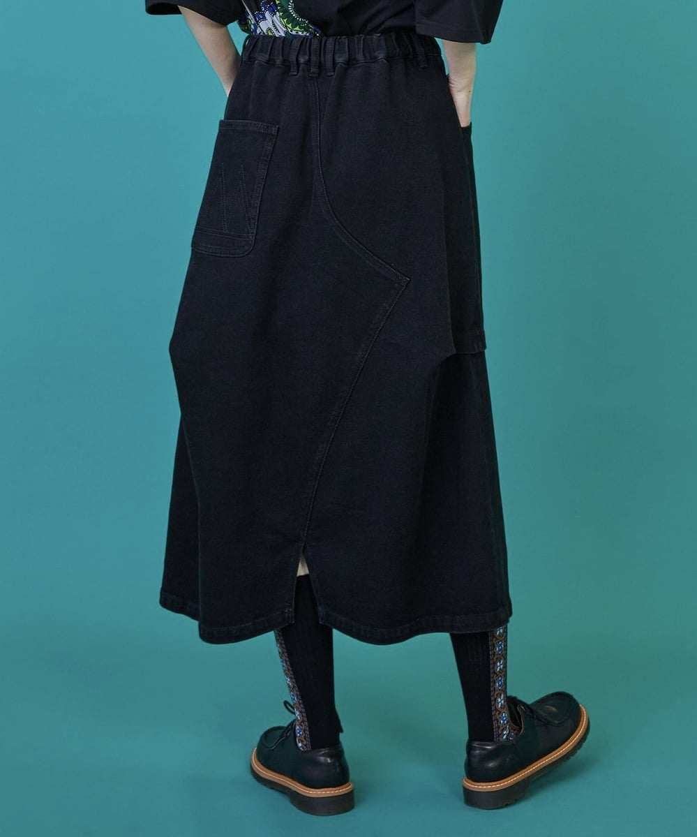 カーブデニム③（スカート） ブルー 0サイズ