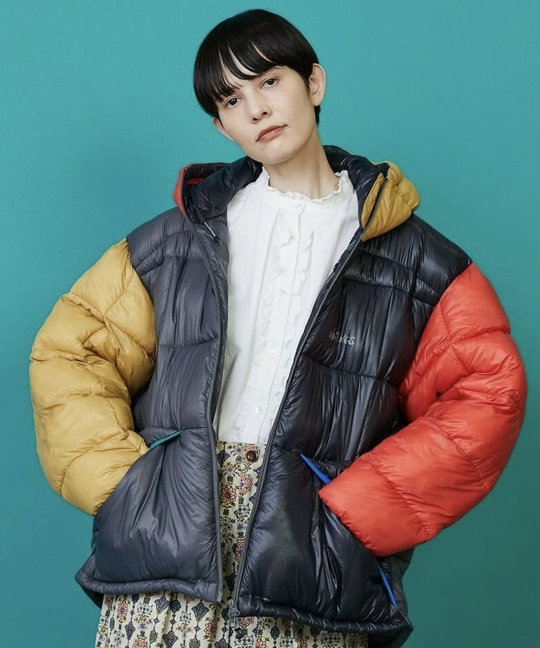 WILDTHINGS×FRAPBOIS 中綿ブルゾン マルチ Sサイズ