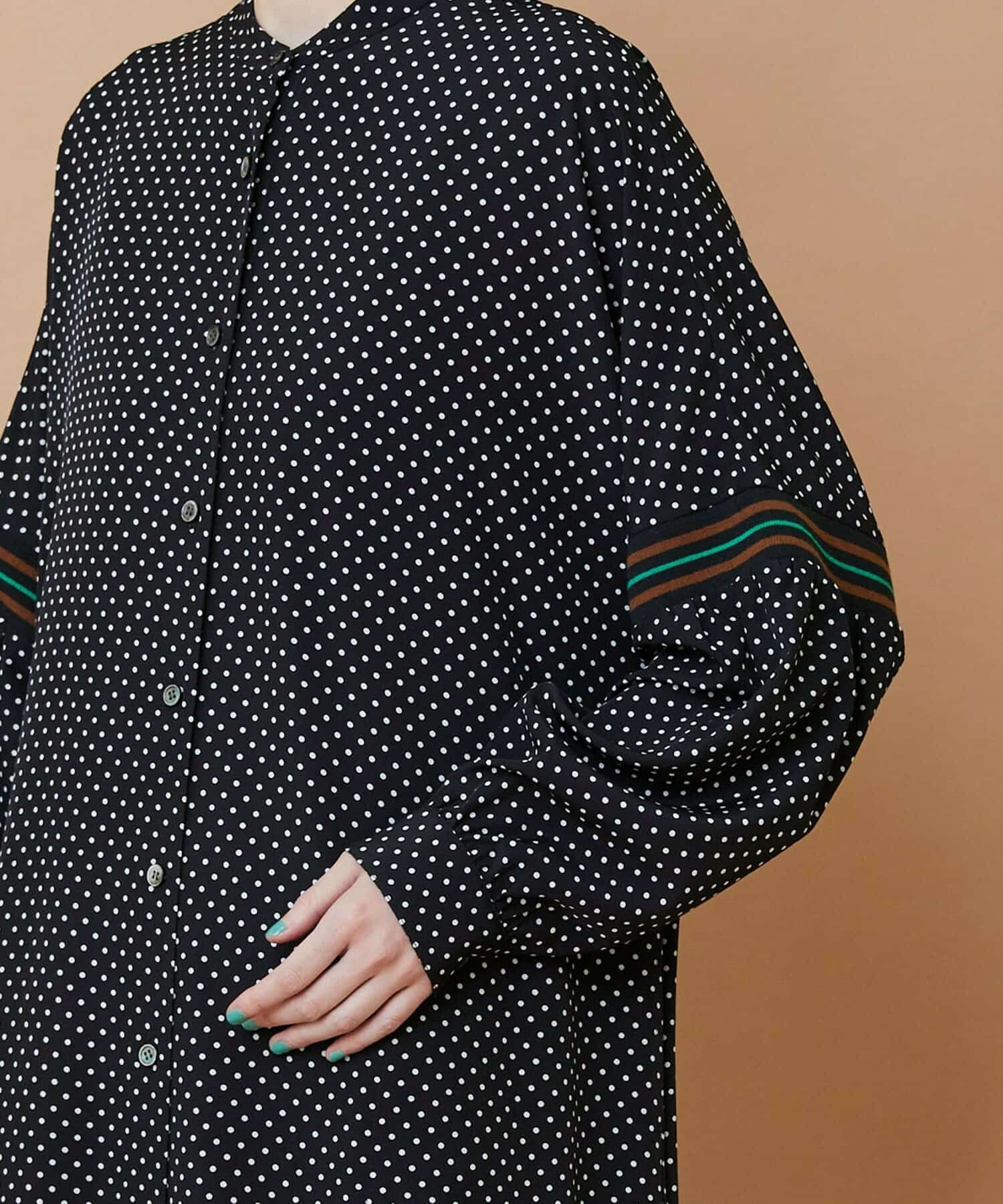 スプラッシュドット（ワンピース） ネイビー 0サイズ