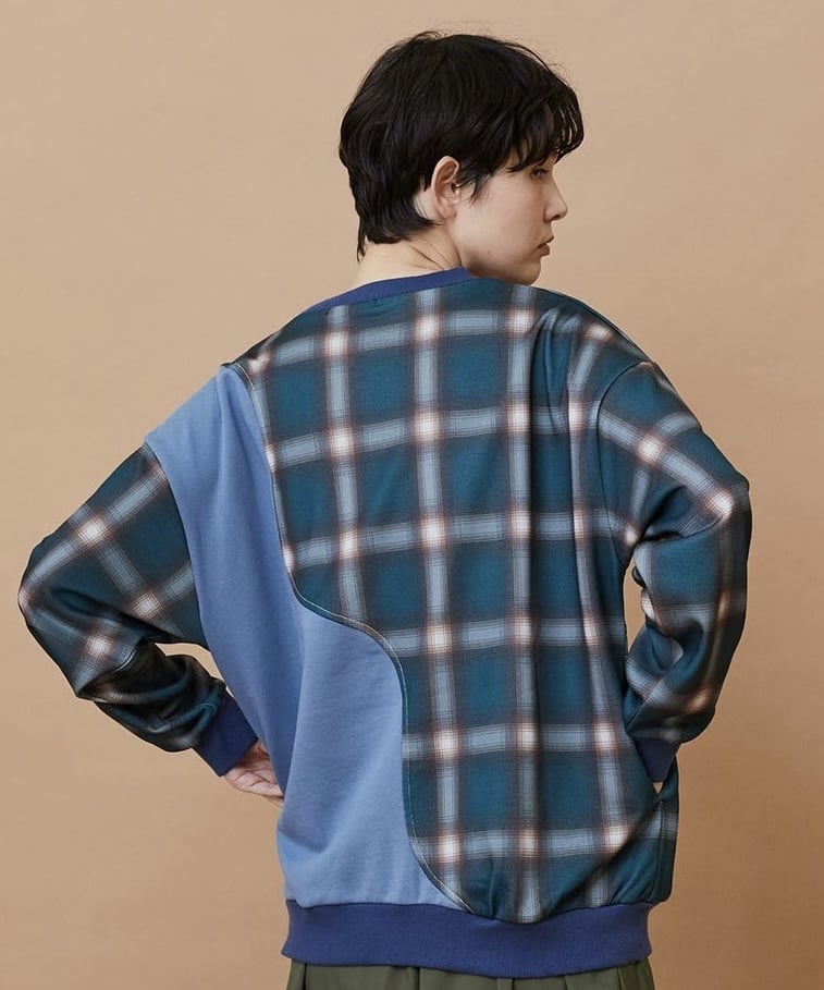 ハーフオンブレー ベージュ×イエロー 1サイズ