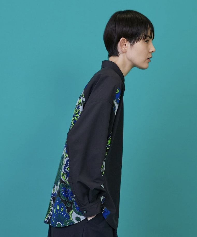 スカーフル（シャツ） ブルー 1サイズ