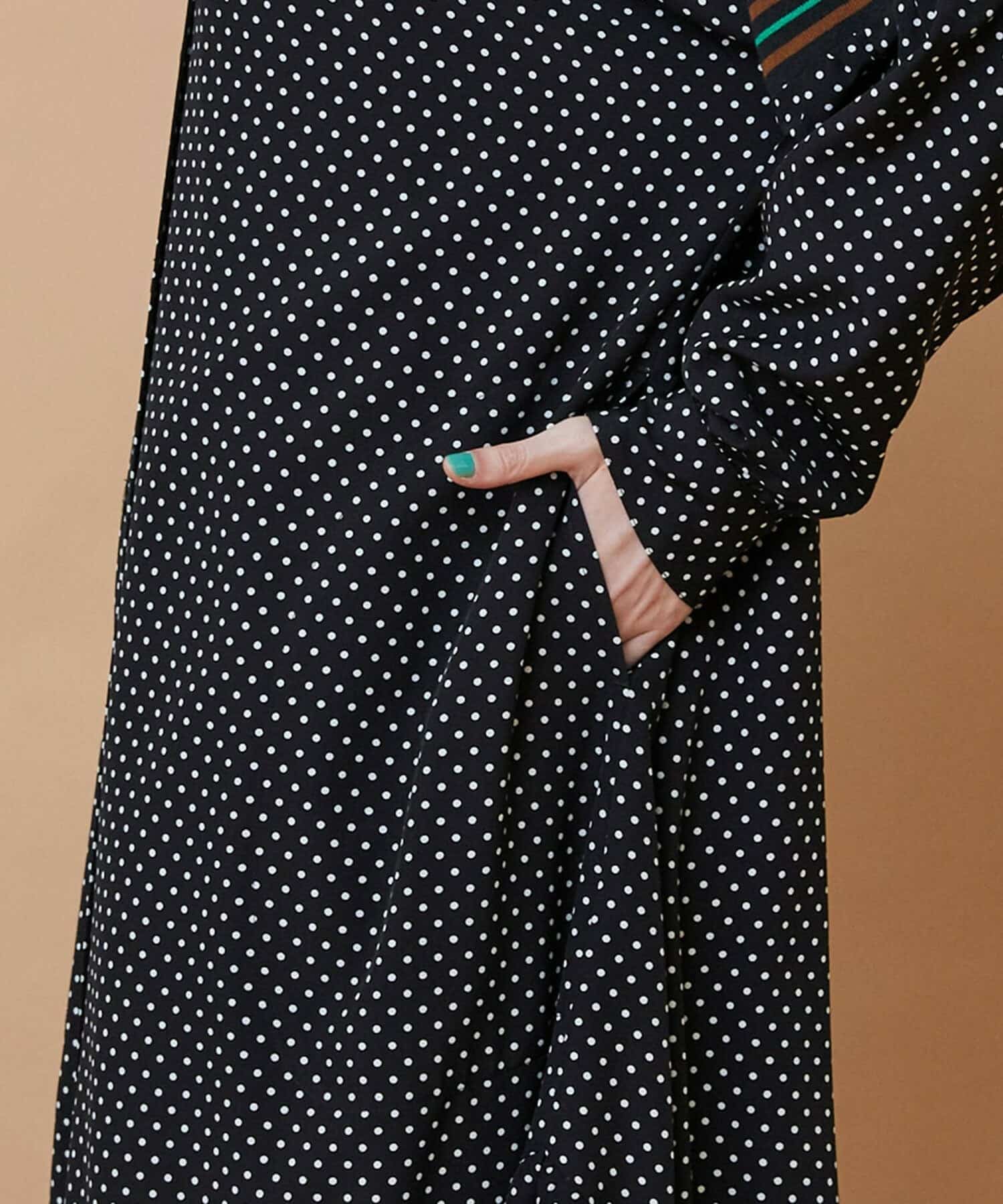 スプラッシュドット（ワンピース） ネイビー 0サイズ