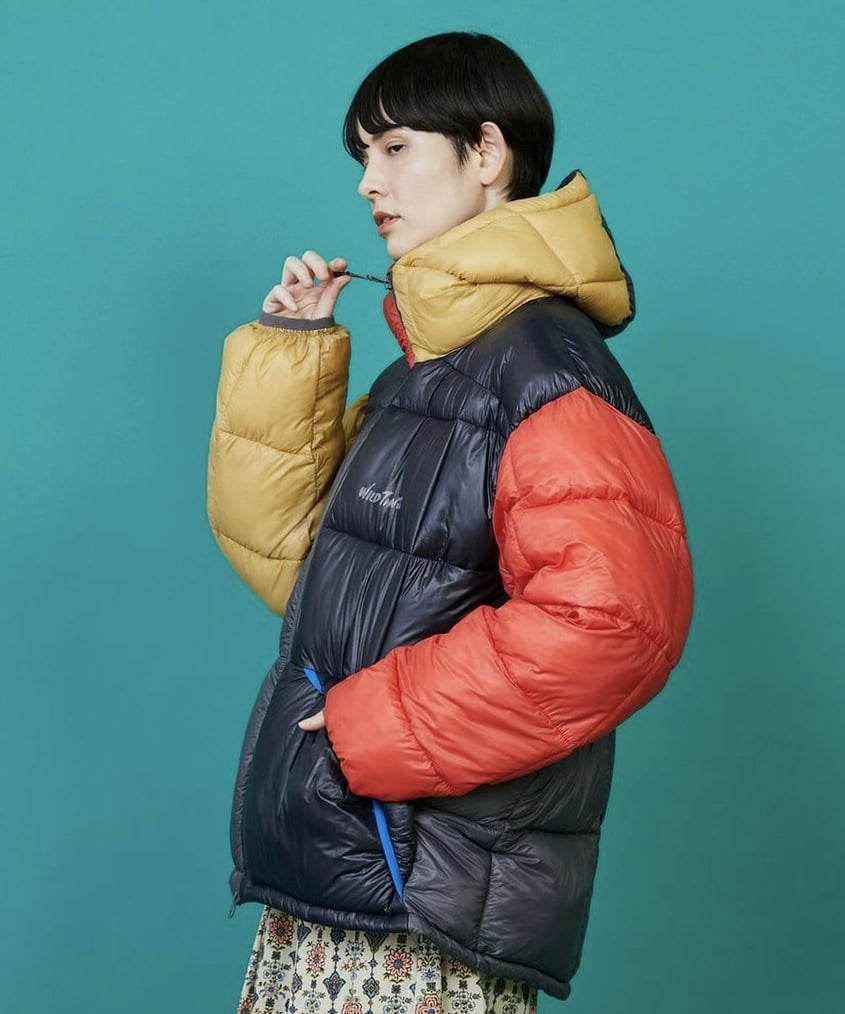 WILDTHINGS×FRAPBOIS 中綿ブルゾン マルチ Sサイズ