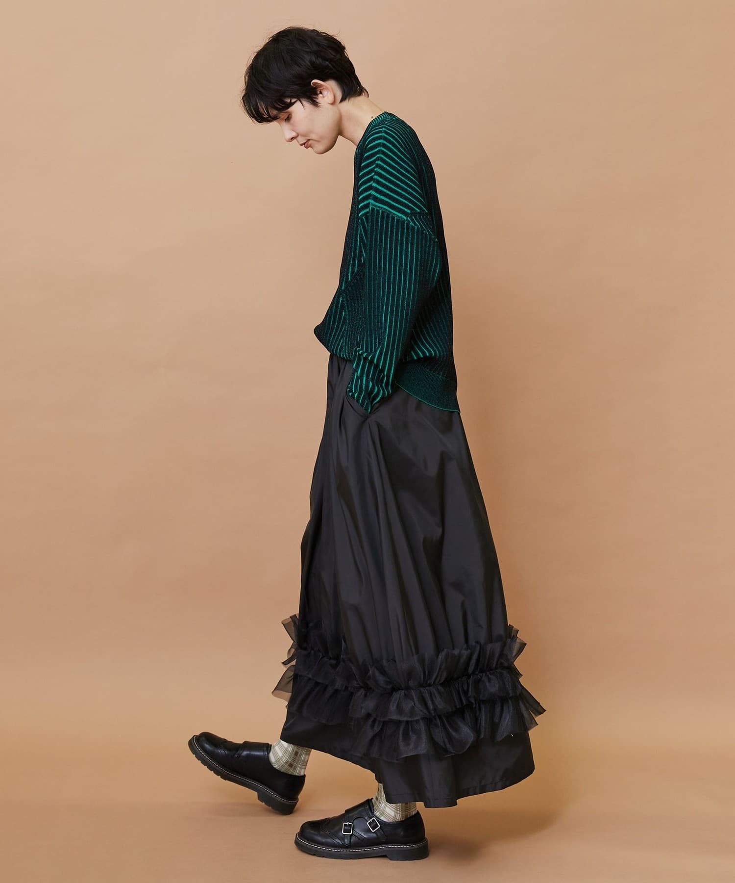 ブーケスカート カーキ 1サイズ