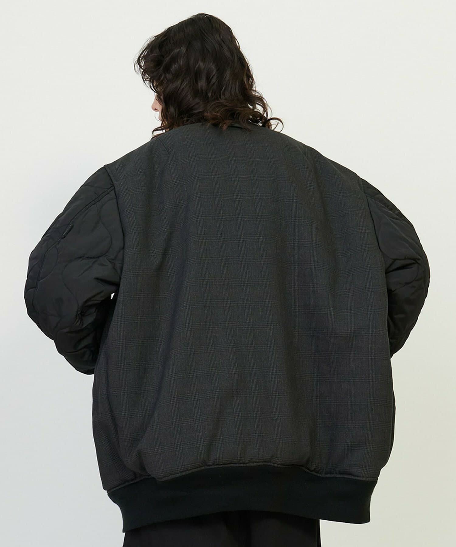 ALPHA × FRAPBOIS ジャケット オリーブ×ブラック Sサイズ