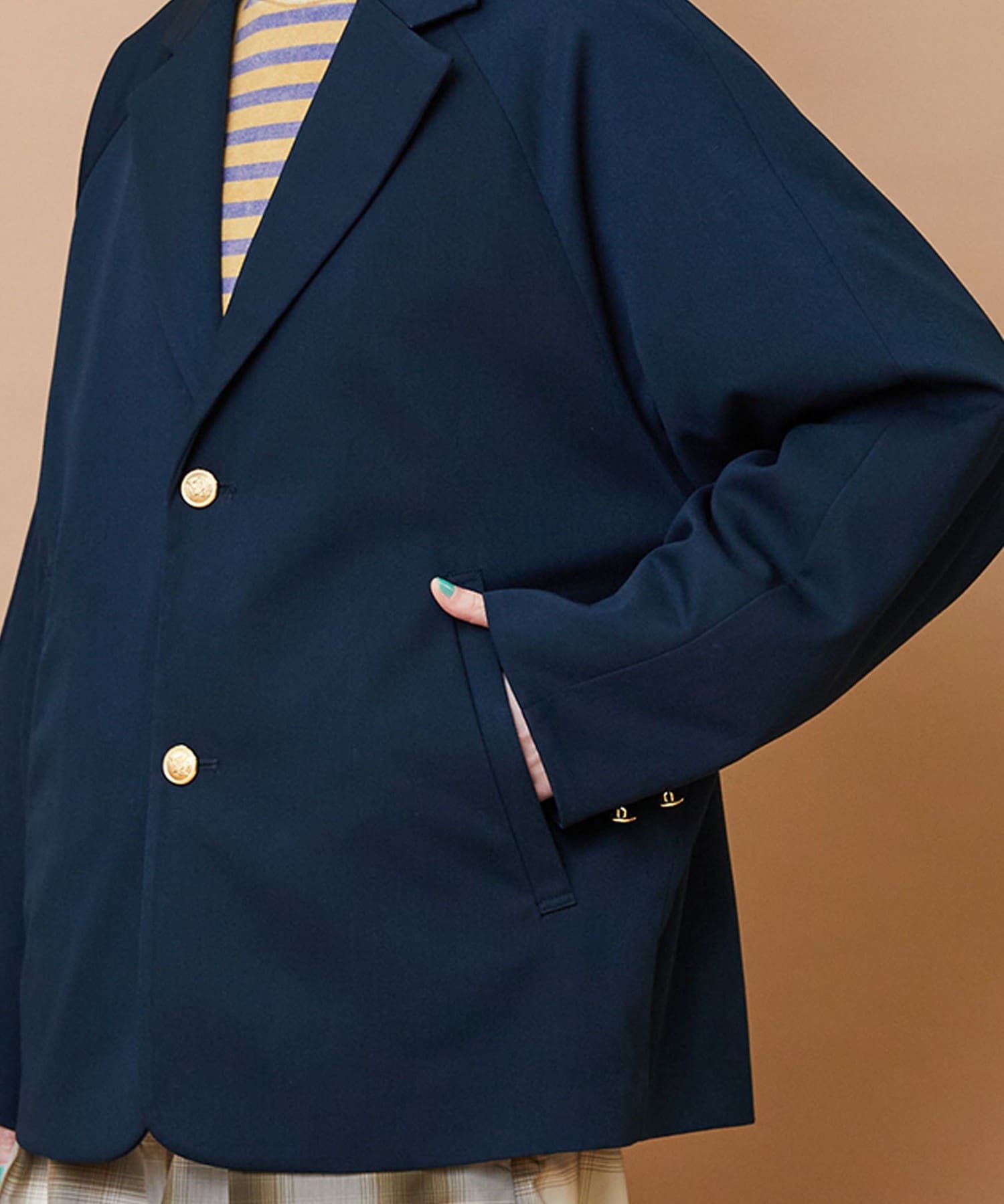 ブレイザー グレージュ 1サイズ