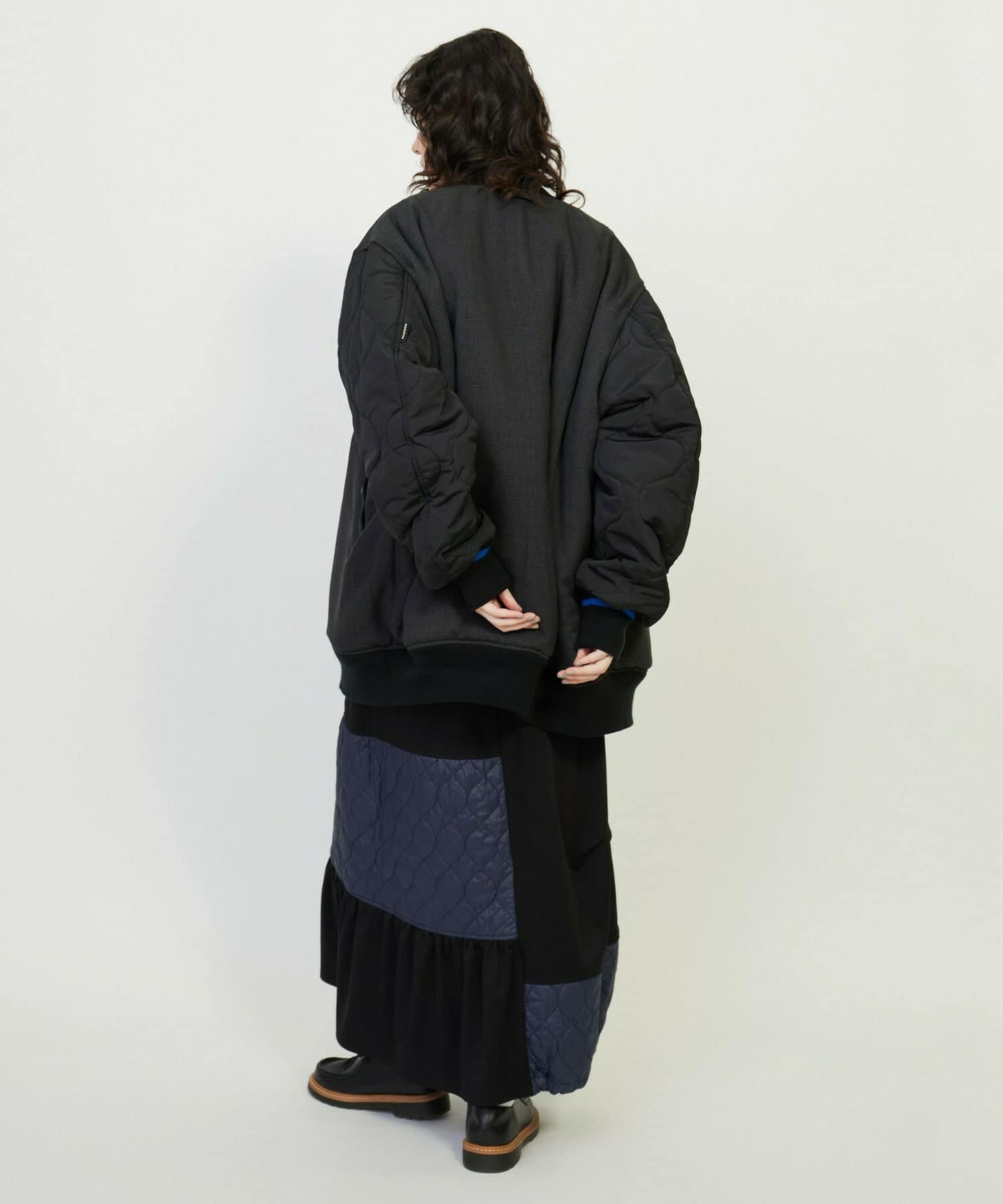 ALPHA × FRAPBOIS ジャケット オリーブ×ブラック Sサイズ