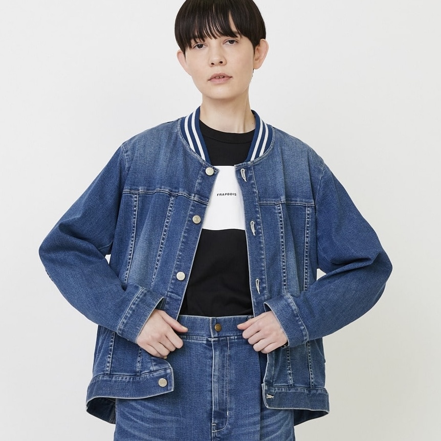 ムーブデニム(ジャケット) ネイビー 2サイズ