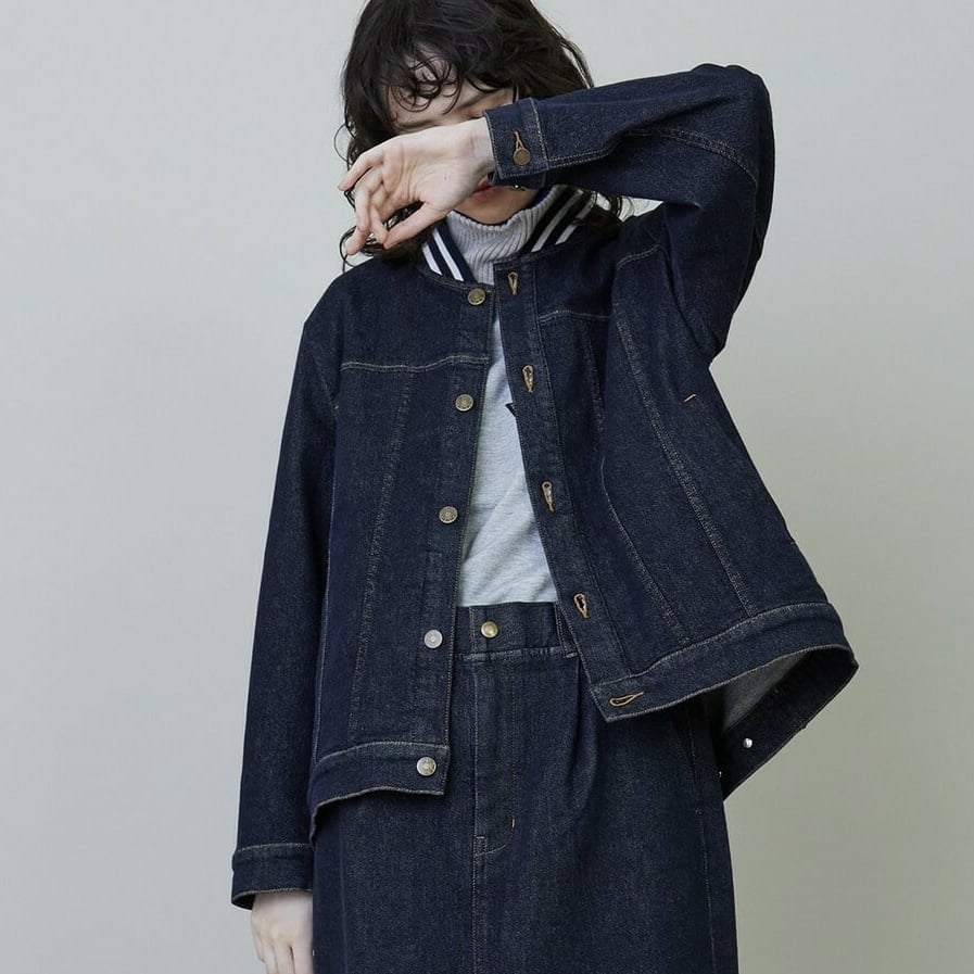 ムーブデニム②（ジャケット） ネイビー 2サイズ