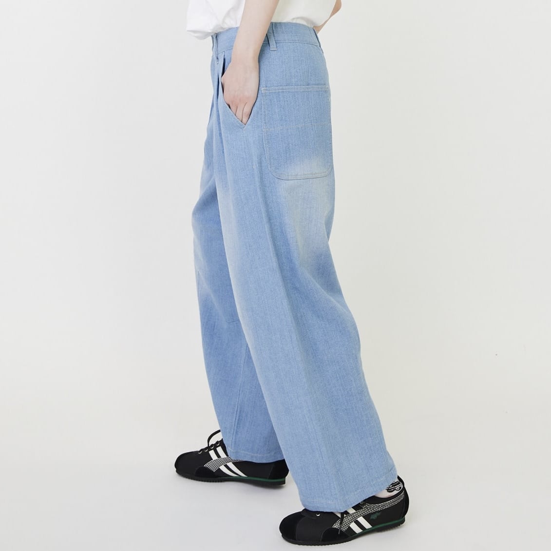 モーメントデニム サックス 1サイズ