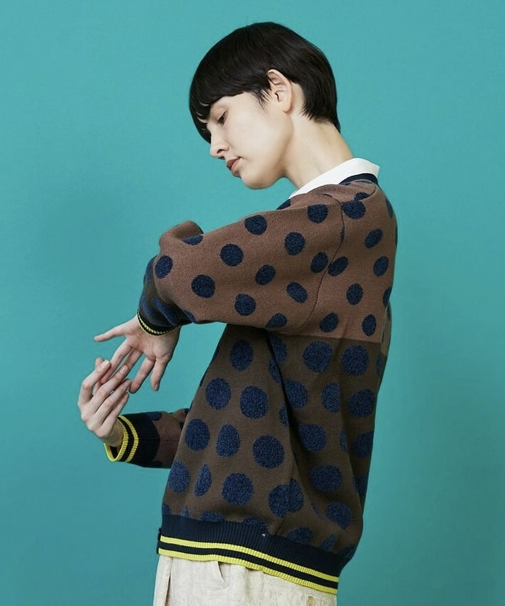 ドッツーニット ブラウン系 1サイズ