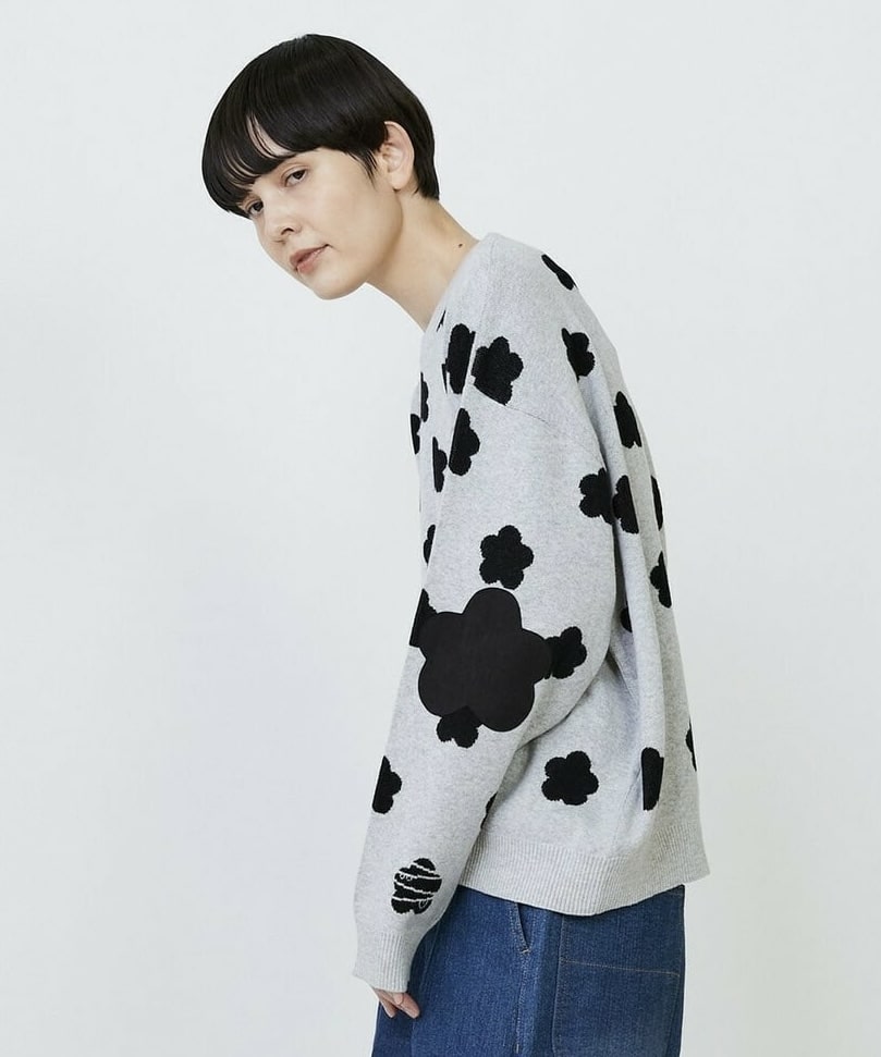 パークマークニット② ライトグレー 1サイズ