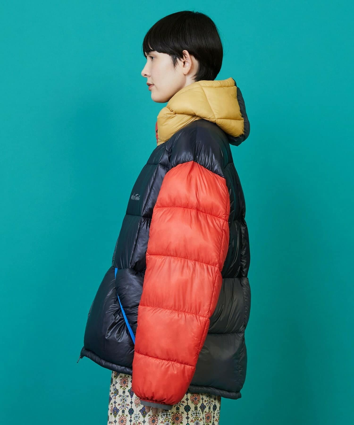 WILDTHINGS×FRAPBOIS 中綿ブルゾン マルチ Sサイズ