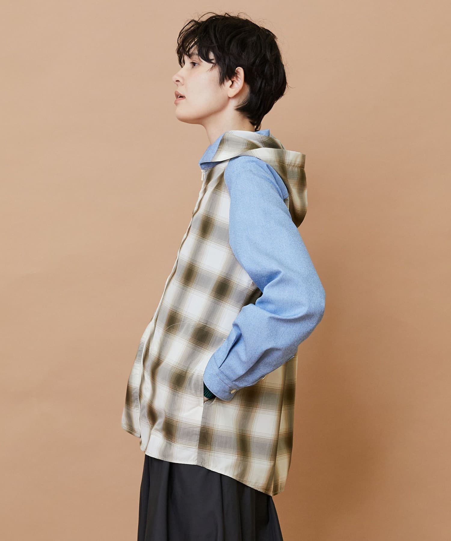 オンブレー（シャツ） ベージュ 1サイズ