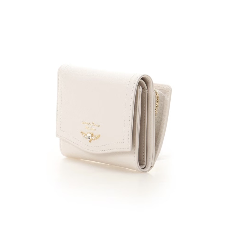 クリアハートビジュー 折財布