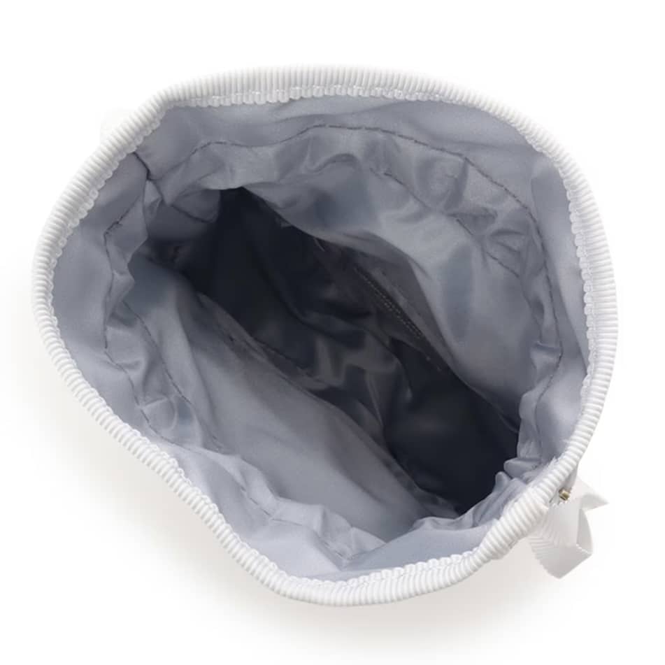 バイカラーハートポーチ