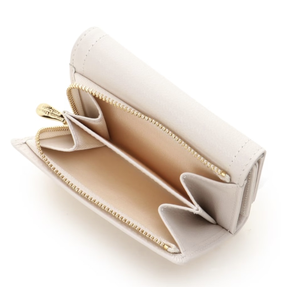 クリアハートビジュー 折財布