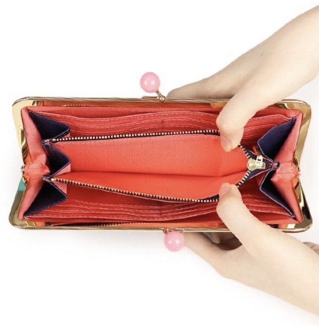 ESSENCE OF POISON　がま口長札　ゴールド