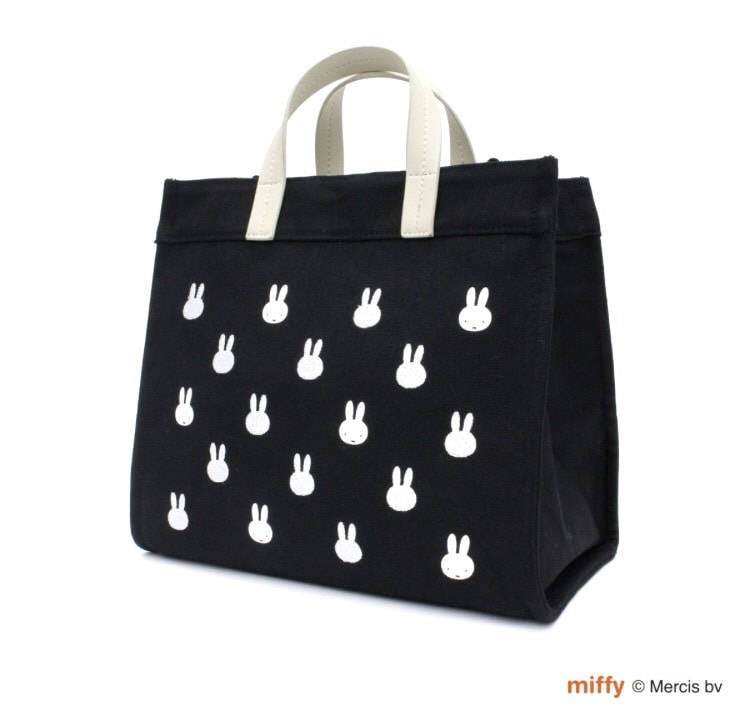 【miffy　monogram】ミッフィー　モノグラムフェイス　帆布２WAYバッグ　6033