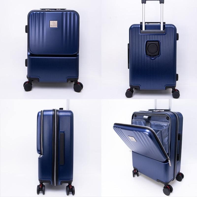 コシノヒロコデザイン 機内持ち込みスーツケース 　シルバー