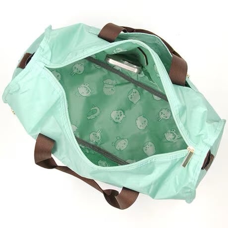 ちいかわ折り畳みボストン　ミントグリーン