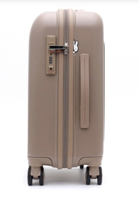 ミッフィー スーツケース　Sサイズ ジッパータイプ 】ミルクティー WH 48