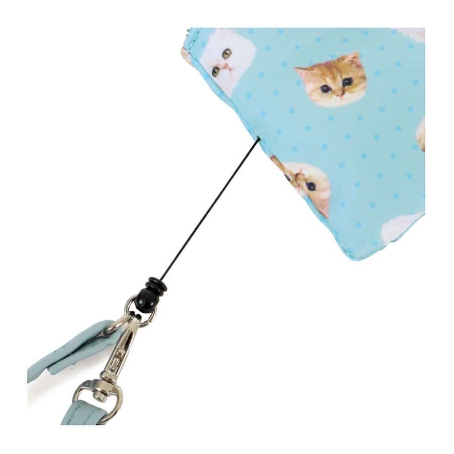 Paul&JOE 【ポールアンドジョー】リール付きコインパスケース　ブルー