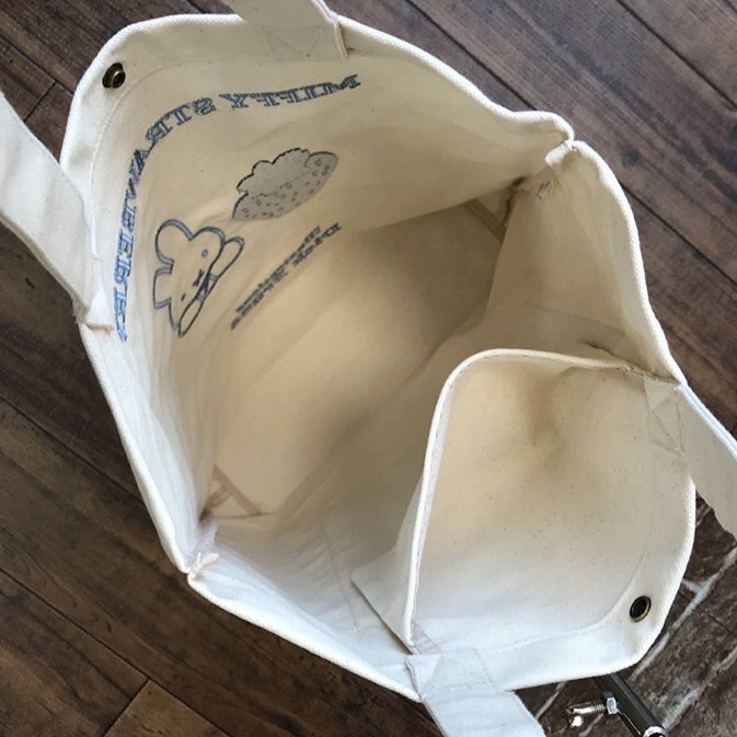 ミッフィー帆布トート　ストロベリーブルー　数量限定！