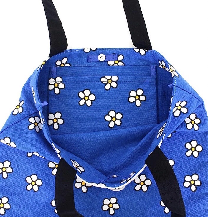 ミッフィー帆布トート　限定ドレスブルー！