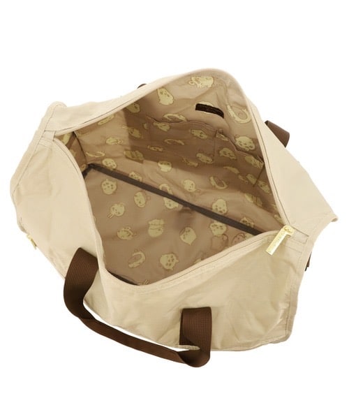 ちいかわ折り畳みボストン　ベージュ