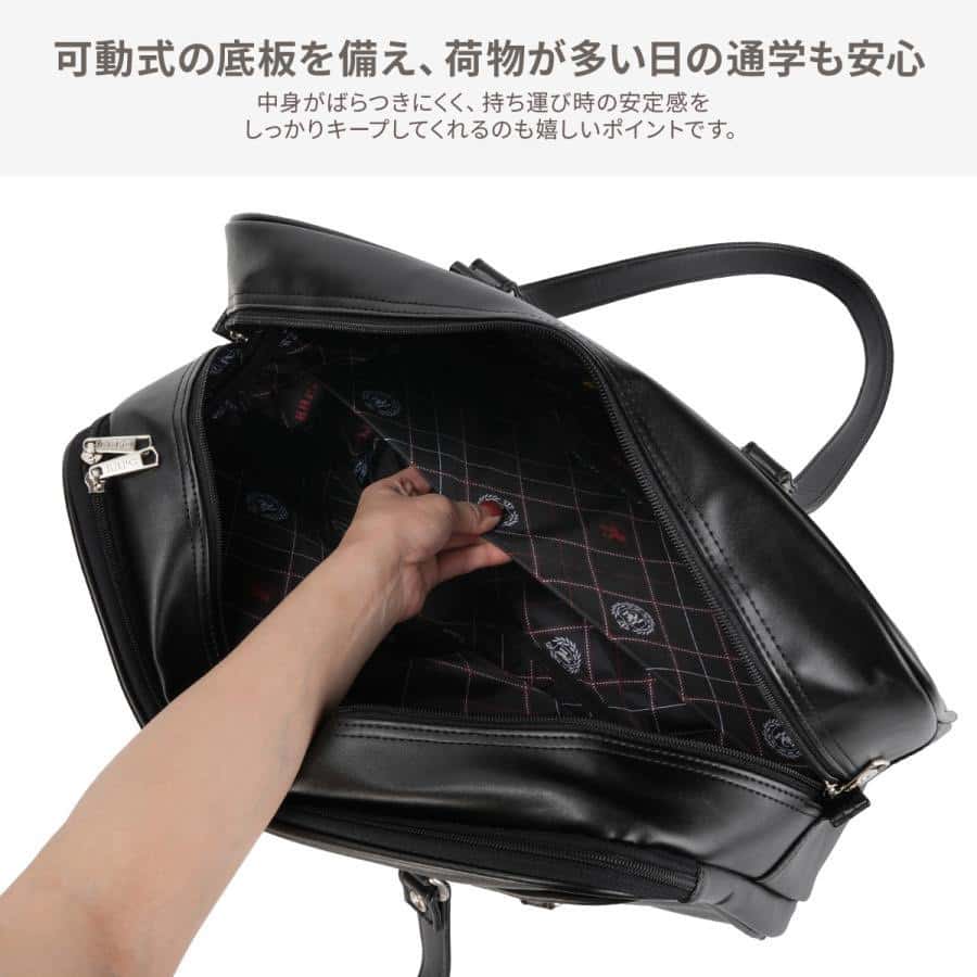 【2026モデル】BEVERLY HILLS POLO CLUB｜スクールバッグ 【BP003ブラック】  BP003（ステラシリーズ・2層式）