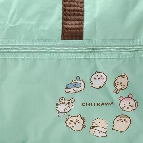 ちいかわ折り畳みボストン　ミントグリーン