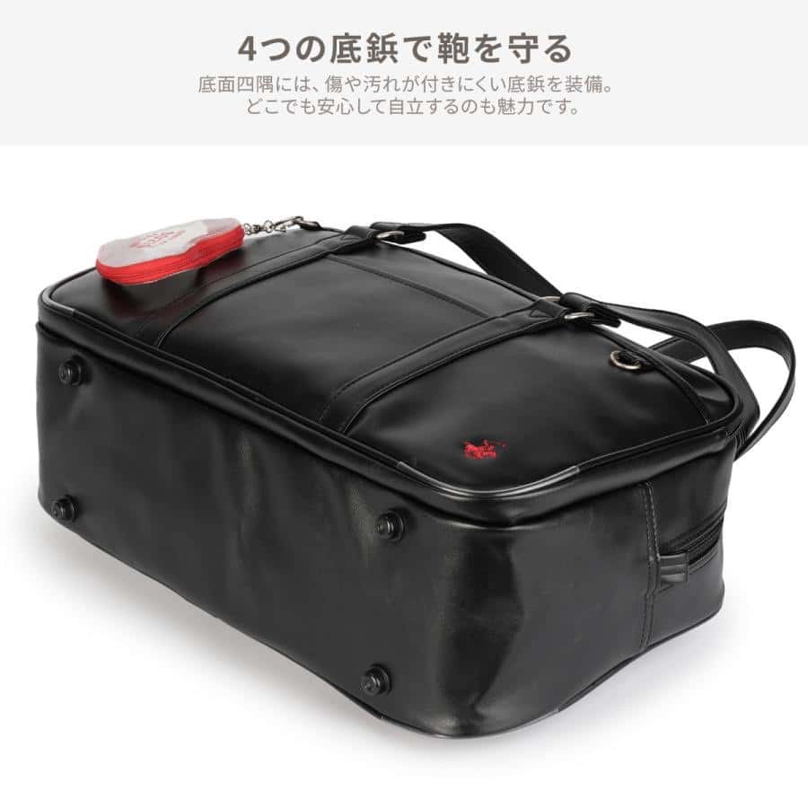 【2026モデル】BEVERLY HILLS POLO CLUB｜スクールバッグ 【BP003ブラック】  BP003（ステラシリーズ・2層式）