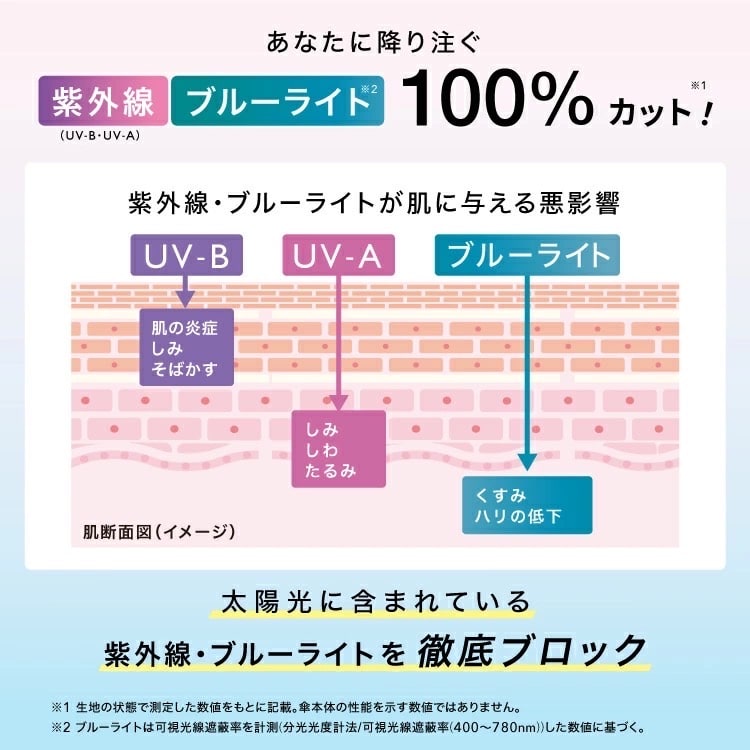 【ほめられリボン・ブルー】〈ちいかわ×WPC〉コラボ晴雨兼用傘　￥4840