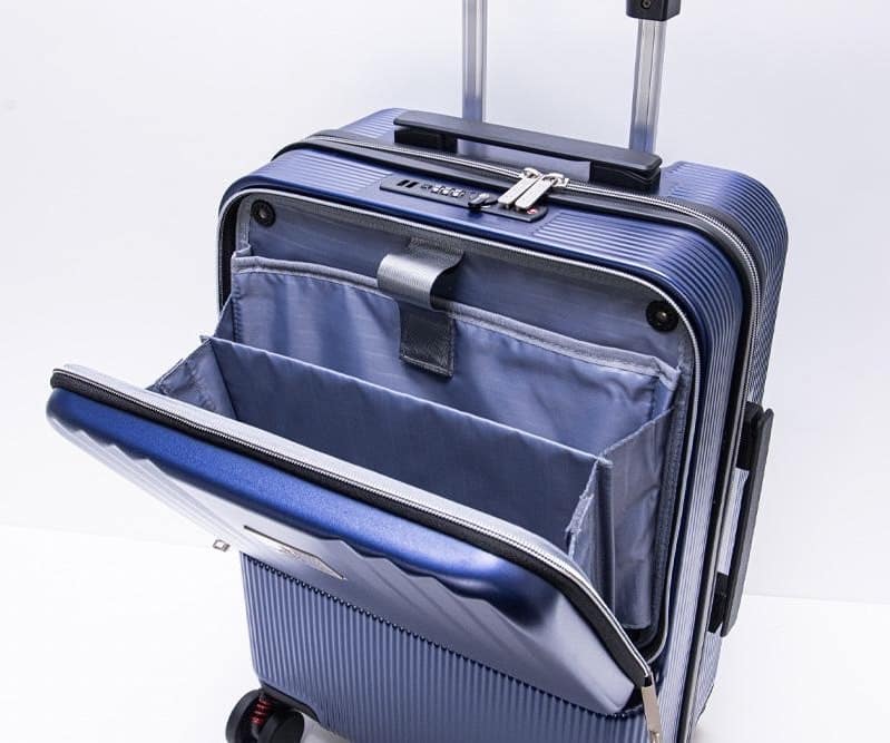 コシノヒロコデザイン 機内持ち込みスーツケース 　シルバー