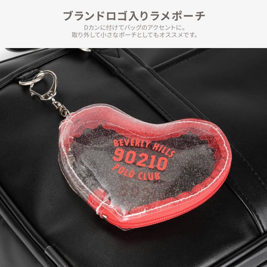 【2026モデル】BEVERLY HILLS POLO CLUB｜スクールバッグ 【BP003ブラック】  BP003（ステラシリーズ・2層式）