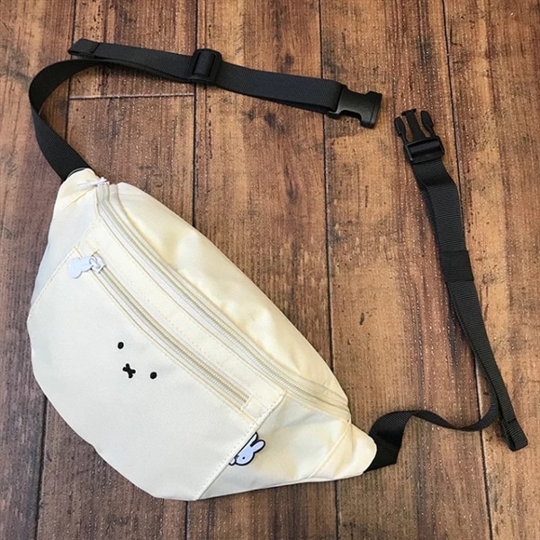 新作！【ウエストポーチ ミッフィー(miffy) 】6049　WH