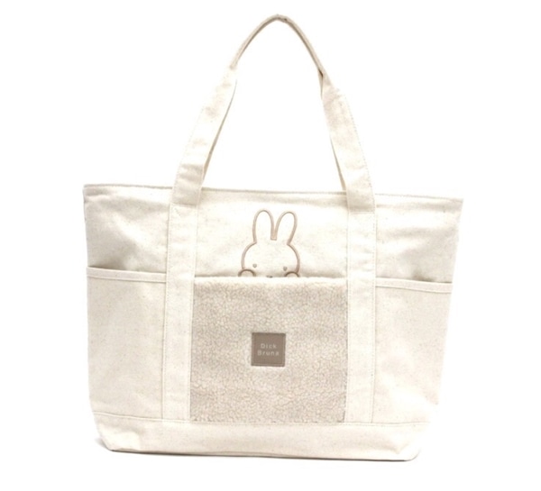 【miffy】ミッフィーボアたっぷりトート　6070WH