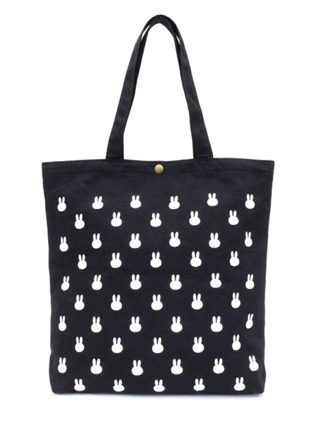 【miffy　monogram】ミッフィー　モノグラムフェイス　帆布トートバッグ　6009