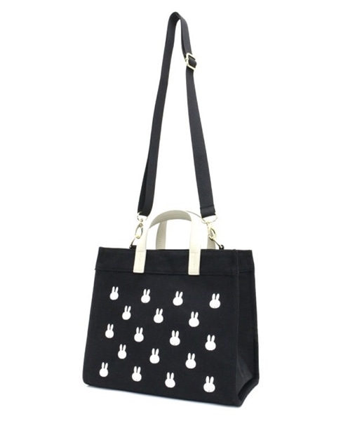 【miffy　monogram】ミッフィー　モノグラムフェイス　帆布２WAYバッグ　6033