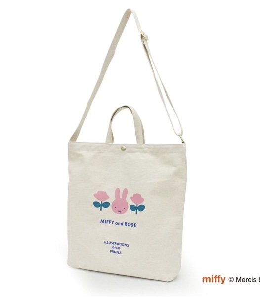 miffi（ミッフィ）２WAYトートバッグ　レッド