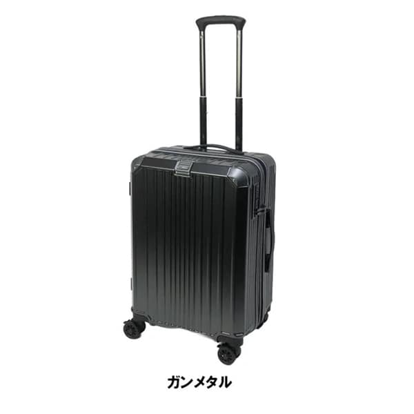  [FINE NEXT]スーツケース機内持ち込みサイズ  ガンメタ