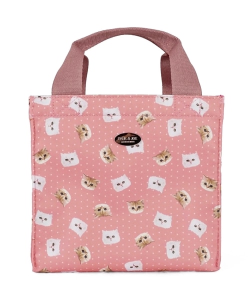 Paul&JOE 【ポールアンドジョー】ランチトートバッグ　オレンジ（ピンク系）
