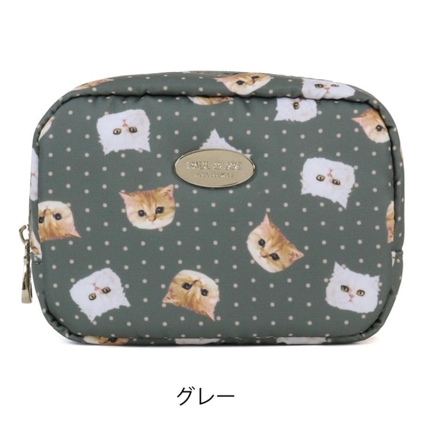 Paul&JOE 【ポールアンドジョー】ポーチ　グレー