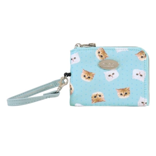 Paul&JOE 【ポールアンドジョー】リール付きコインパスケース　ブルー