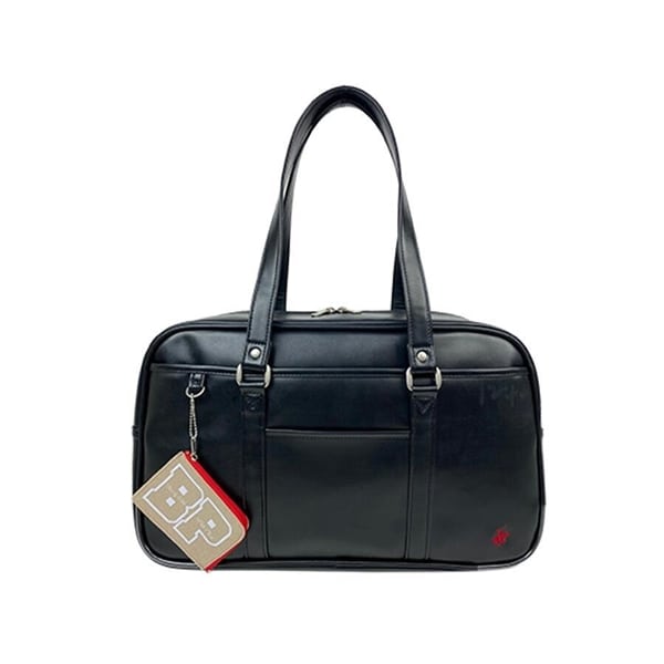 【2026モデル】BEVERLY HILLS POLO CLUB｜スクールバッグ 【BP002　ブラック（レッド刺しゅう）】