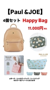 【HAPPY bag】 Paul&JOE リュテスver⑤　リュック/BE
