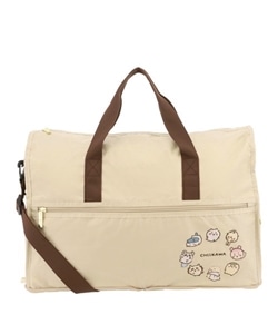 ちいかわ折り畳みボストン　ベージュ